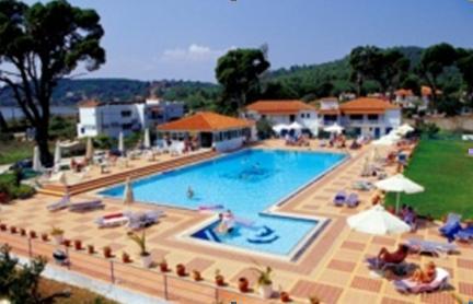 Zeus Hotel Koukounaries Bagian luar foto